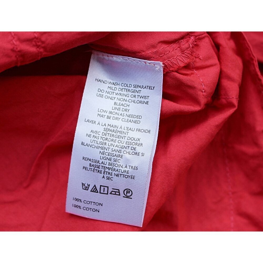 Pilcro (Anthropologie) - Placket Back Slit Shirt in Dark Pink, size Medium - Picture 6 of 12